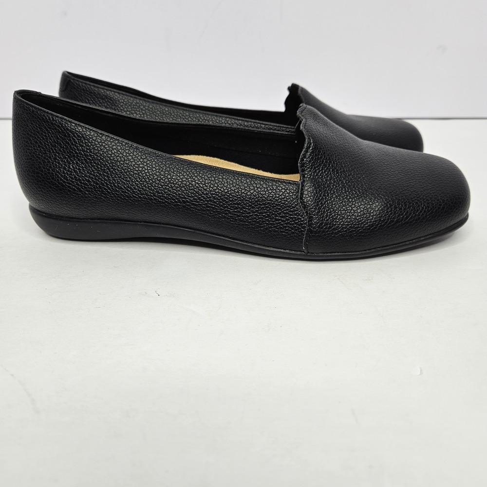 Trotters Slip On Shoes Black Women's Size 6.5 Heel‎ To Toe 9.5"